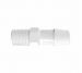 Adapter 1/4 BSPT Thread x 1/2 Barb in White Polypropylene