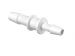 Reduction Coupler 1/4 ID x 5/32 ID in White Nylon
