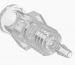 Female Luer panel mount 1/16 in Polypropylene