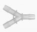 Wye 3/8 Barb in Non-Animal Derived Polypropylene